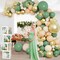 Sage Green Baby Shower Decorations for Boy or Girl - 136pcs Baby Shower Decor, Baby Shower Balloon Boxes with Green Gold Balloon Arch Garland Kit